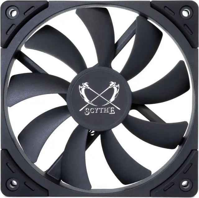 Alt view image 2 of 7 - Scythe Kaze Flex II 120 Slim PWN - 1800 RPM, 120mm x15mm Premium Quiet Operating Computer Case Fan, Fluid Dynamic Bearing, 4-Pin Connector, Single Pack, Black