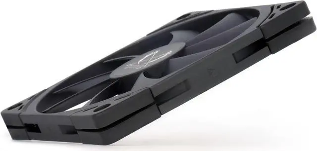 Alt view image 6 of 7 - Scythe Kaze Flex II 120 Slim PWN - 1800 RPM, 120mm x15mm Premium Quiet Operating Computer Case Fan, Fluid Dynamic Bearing, 4-Pin Connector, Single Pack, Black