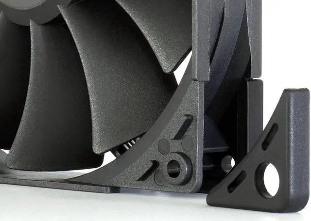 Alt view image 5 of 7 - Scythe Kaze Flex II 120 PWN - 1500 RPM, 120mm x 25mm Air Flow Optimized Quiet Operating Computer Case Fan, Fluid Dynamic Bearing, 4-Pin Connector, Single Pack, Black