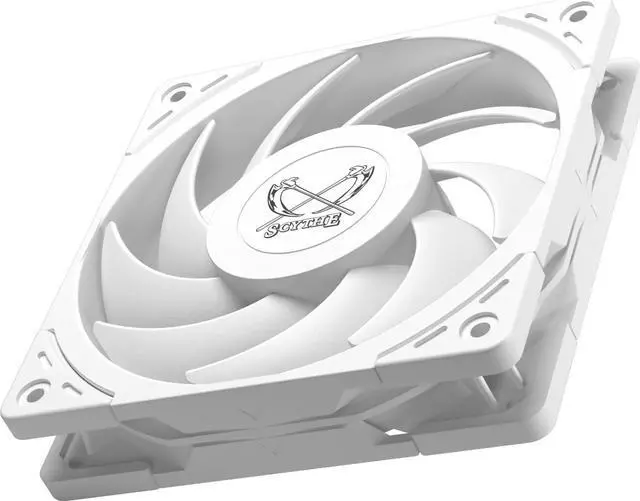 Alt view image 7 of 7 - Scythe Wonder Tornado 120 PWN - 2500 RPM, 120mm x 25mm High-Performance Computer Case Fan, Fluid Dynamic Bearing, 4-Pin Connector, Single Pack, White