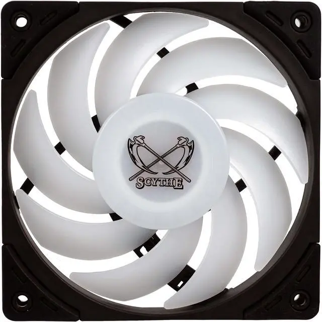 Alt view image 4 of 7 - Scythe Wonder Tornado 120 ARGB PWN - 2500 RPM, 120mm x 25mm High-Performance Computer Case Fan, Fluid Dynamic Bearing, 4-Pin Connector, Single Pack, Black