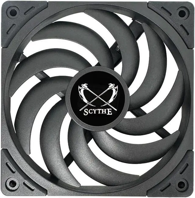 Main image of Scythe Wonder Tornado 120 PWN Slim - 2000 RPM, 120mm x 15mm High-Performance Computer Case Fan, Fluid Dynamic Bearing, 4-Pin Connector, Single Pack, Black