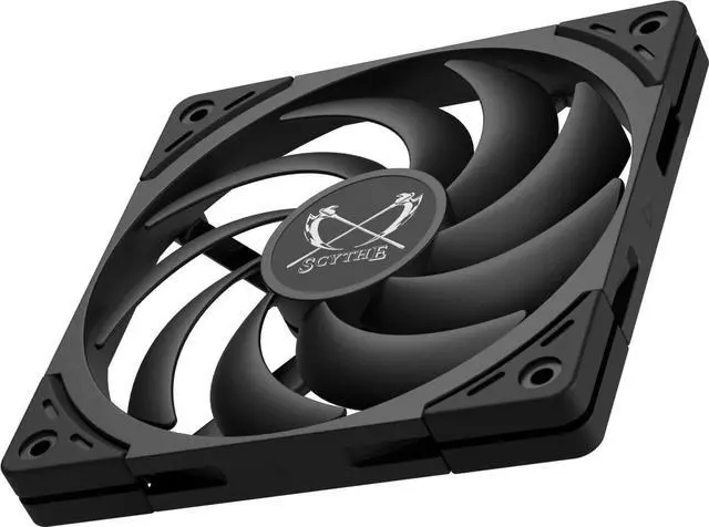 Alt view image 7 of 7 - Scythe Wonder Tornado 120 PWN Slim - 2000 RPM, 120mm x 15mm High-Performance Computer Case Fan, Fluid Dynamic Bearing, 4-Pin Connector, Single Pack, Black
