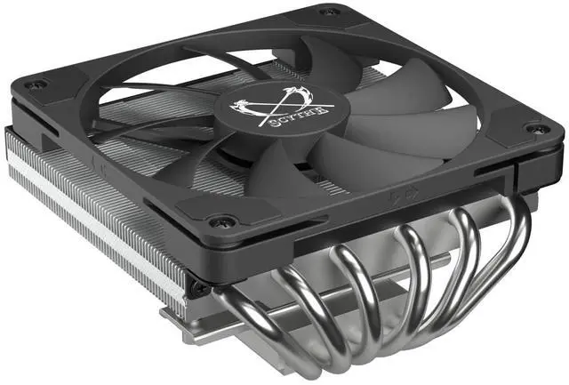Main image of SCYTHE Big Shuriken 4 Low Profile CPU Cooler, 4.7" x 4.8" x 2.6", 12V, 200W, 31.78dB, Compatible with Desktop, Laptop, Server, Other Electronic Devices