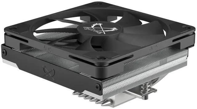 Alt view image 2 of 7 - SCYTHE Big Shuriken 4 Low Profile CPU Cooler, 4.7" x 4.8" x 2.6", 12V, 200W, 31.78dB, Compatible with Desktop, Laptop, Server, Other Electronic Devices
