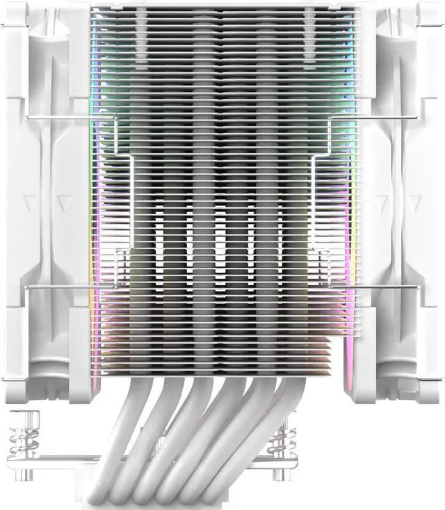 Alt view image 5 of 7 - Scythe Mugen 6 CPU Air Cooler, Intel LGA1700, LGA1151, AMD AM5, AM4 Support,120mm, Single Tower, Aluminium Top Cover (Scythe Mugen 6 Dual White ARGB Fan)
