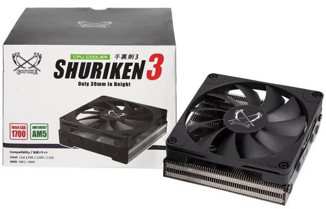 Alt view image 5 of 7 - Scythe Shuriken 3, 92mm Low-Profile CPU Cooler, AMD AM5/ LGA1700 Supported