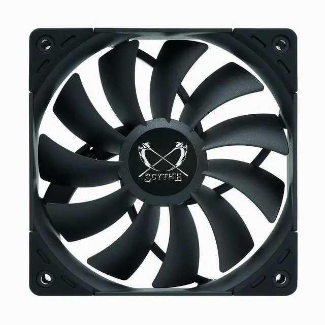 Alt view image 3 of 7 - Scythe Kaze Flex 120 High Air Flow PC Case Fan, Fluid Dynamic Bearing,120mm x 25mm (3-Pack, PWN 4-pin, 1500RPM)
