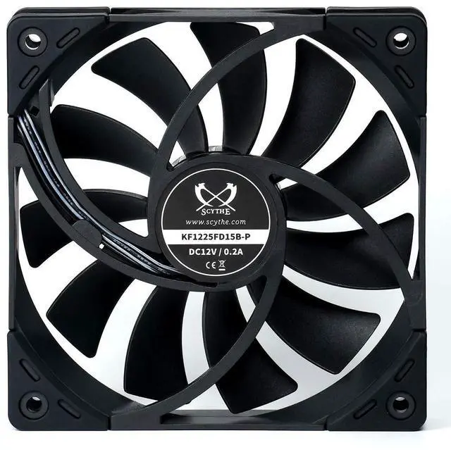 Alt view image 5 of 7 - Scythe Kaze Flex 120 High Air Flow PC Case Fan, Fluid Dynamic Bearing,120mm x 25mm (3-Pack, PWN 4-pin, 1500RPM)