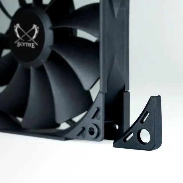 Alt view image 6 of 7 - Scythe Kaze Flex 120 High Air Flow PC Case Fan, Fluid Dynamic Bearing,120mm x 25mm (3-Pack, PWN 4-pin, 1500RPM)