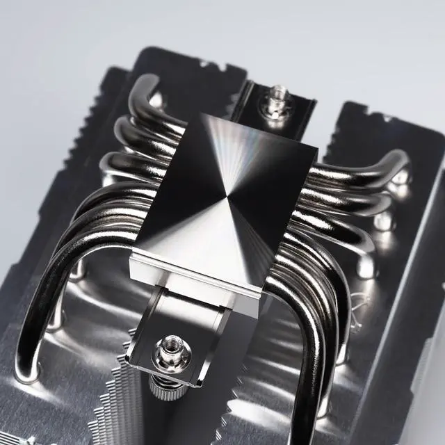 Alt view image 6 of 7 - Scythe Magoroku Full Straight up Dual Tower Twin Fan CPU Air Cooler, Intel LGA1700, LGA1151, AMD AM5, AM4 Support,120mm wideness, Ø6mm x 6 Heat pipes thermal exhaust, quiet bearing fans, 370K hrs MTTF