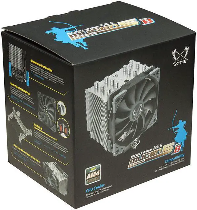 Alt view image 2 of 20 - Mugen 5 Rev. B CPU Cooler with AMD AM4 Support