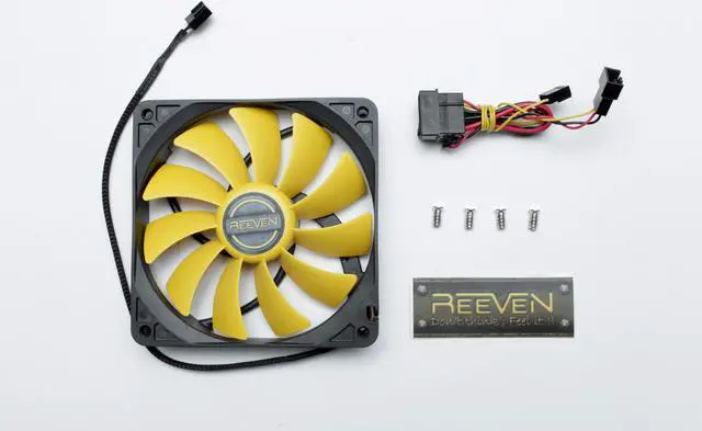 Alt view image 3 of 3 - Reeven Coldwing12 High Airflow 120mm 3Pin(800rpm) Case Fan