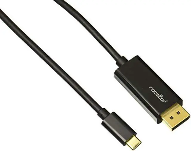 Alt view image 6 of 12 - Rocstor Y10C167-B1 6Ft Usb-C To Displayport M/M 4K Supports Up To 4K 30Hz Black