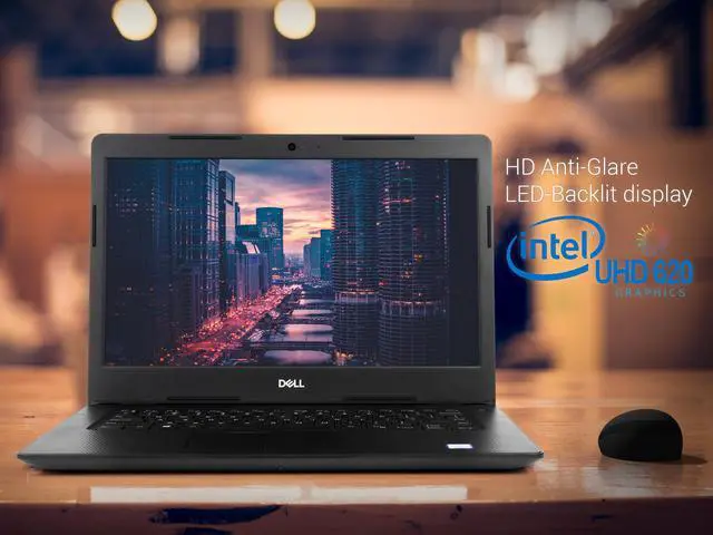 Alt view image 2 of 7 - Dell Inspiron 3480 Notebook, 14" HD Display, Intel Core i3-8145U Upto 3.9GHz, 16GB RAM, 512GB SSD + 1TB HDD, HDMI, Card Reader, Wi-Fi, Bluetooth, Windows 10 Pro