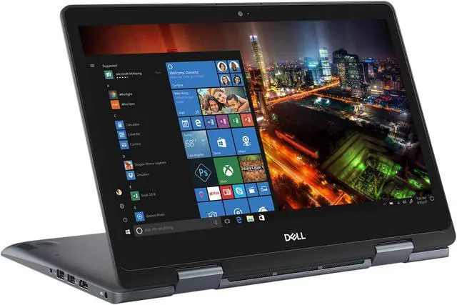Alt view image 2 of 7 - Dell Inspiron 5481 2-in-1, 14" HD Touch Display, Intel Core i3-8145U Upto 3.9GHz, 4GB RAM, 128GB NVMe SSD, HDMI, Card Reader, Wi-Fi, Bluetooth, Windows 10 Home (I5481-3595GRY)