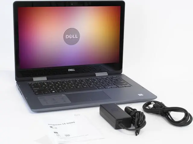 Alt view image 7 of 7 - Dell Inspiron 5481 2-in-1, 14" HD Touch Display, Intel Core i3-8145U Upto 3.9GHz, 4GB RAM, 128GB NVMe SSD, HDMI, Card Reader, Wi-Fi, Bluetooth, Windows 10 Home (I5481-3595GRY)