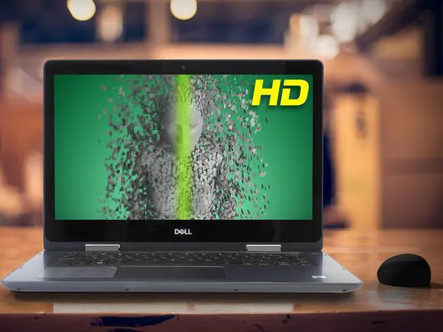 Alt view image 3 of 7 - Dell Inspiron 5481 2-in-1, 14" HD Touch Display, Intel Core i3-8145U Upto 3.9GHz, 4GB RAM, 128GB NVMe SSD, HDMI, Card Reader, Wi-Fi, Bluetooth, Windows 10 Home (I5481-3595GRY)