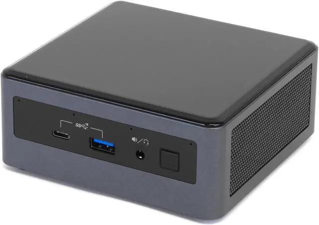 Alt view image 2 of 6 - Intel NUC10i5FNH Mini PC, Intel Core i5-10210U Upto 4.2GHz, 32GB RAM, 2TB NVMe SSD + 1TB HDD, HDMI, Thunderbolt, Card Reader, Wi-Fi, Bluetooth, Windows 10 Pro