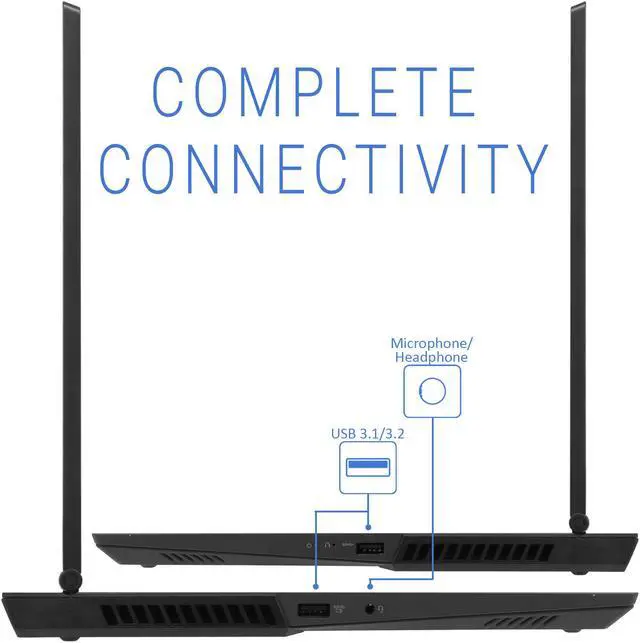 Alt view image 5 of 7 - Lenovo Legion 5 Gaming Notebook, 15.6" FHD Display, Intel Core i7-10750H Upto 5.0GHz, 8GB RAM, 512GB NVMe SSD, NVIDIA GeForce GTX 1660 Ti, HDMI, Wi-Fi, Bluetooth, Windows 10 Home (81Y6000DUS)