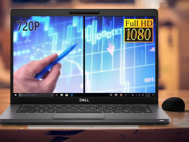 Alt view image 3 of 8 - Dell Latitude 5400 Notebook, 14" FHD Touch Display, Intel Core i7-8665U Upto 4.8GHz, 8GB RAM, 256GB NVMe SSD, HDMI, DisplayPort via USB-C, Card Reader, Wi-Fi, Bluetooth, Windows 10 Pro