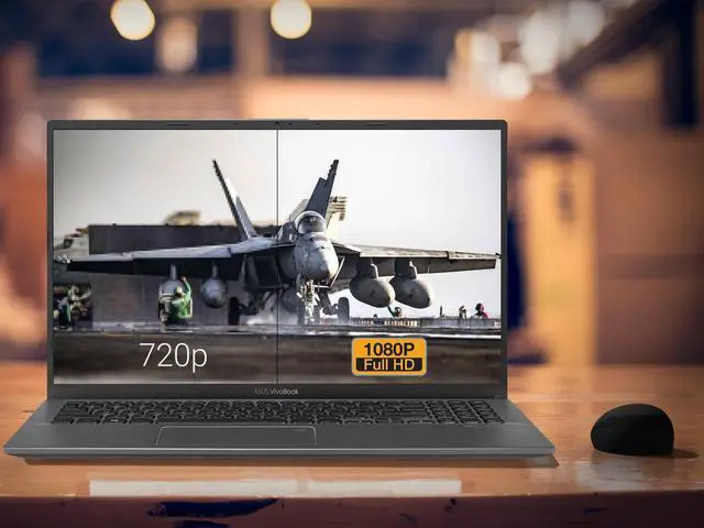 Alt view image 2 of 7 - ASUS VivoBook F512DA Notebook, 15.6" FHD Display, AMD Ryzen 3 3200U Upto 3.5GHz, 12GB RAM, 512GB NVMe SSD, Vega 3, HDMI, Card Reader, Wi-Fi, Bluetooth, Windows 10 Pro