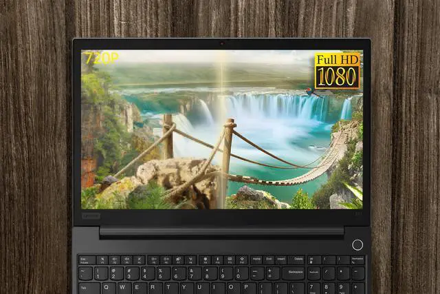 Alt view image 3 of 7 - Lenovo ThinkPad E15 Notebook, 15.6" FHD Display, AMD Ryzen 5 4500U Upto 4.0GHz, 8GB RAM, 128GB NVMe SSD, HDMI, DIsplayPort via USB-C, Card Reader, Wi-Fi, Bluetooth, Windows 10 Pro