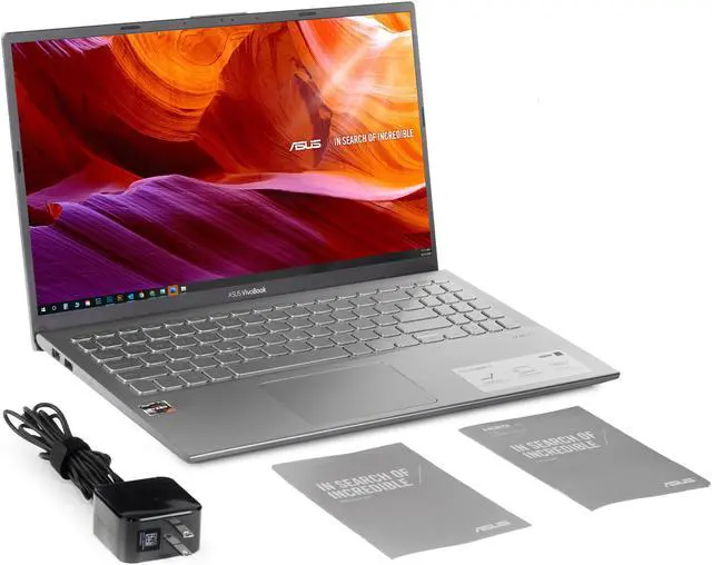 Alt view image 7 of 7 - ASUS Vivobook Notebook, 15.6" FHD Display, AMD Ryzen 5 3500U Upto 3.7GHz, 4GB RAM, 128GB NVMe SSD, Vega 8, HDMI, Card Reader, Wi-Fi, Bluetooth, Windows 10 Pro