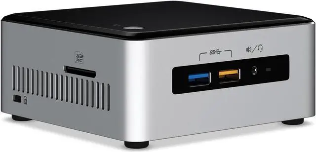 Alt view image 4 of 7 - Intel NUC6i5SYH Mini PC, Intel Core i5-6260U Upto 2.9GHz, 32GB RAM, 1TB SSD, HDMI, Mini DisplayPort, Card Reader, Wi-Fi, Bluetooth, Windows 10 Pro