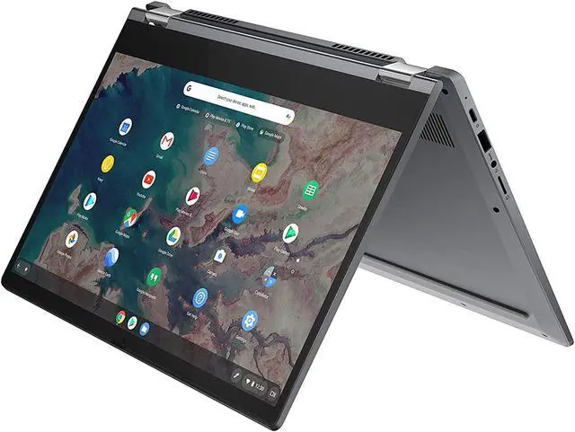 Alt view image 7 of 7 - Lenovo Flex 5 Chromebook, 13" IPS FHD Touch Display, Intel Core i3-10110U Upto 4.1GHz, 4GB RAM, 64GB eMMC, Card Reader, Wi-Fi, Bluetooth, Chrome OS (82B80006UX)