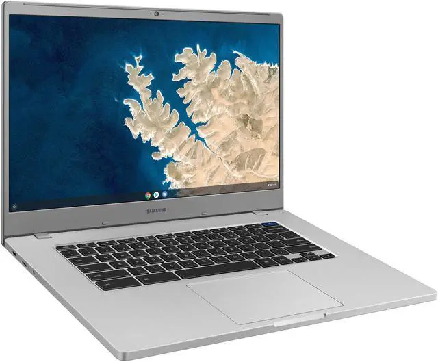 Main image of Samsung 4+ Chromebook, 15.6" FHD Display, Intel Celeron N4000 Upto 2.6GHz, 4GB RAM, 32GB eMMC, DIsplayPort via USB-C, Card Reader, Wi-Fi, Bluetooth, Chrome OS (XE350XBA-K01US)