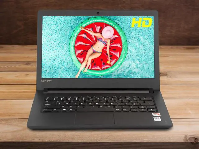 Alt view image 4 of 7 - Lenovo E41 Notebook, 14" HD Display, AMD A4-4350B Upto 2.9GHz, 8GB RAM, 256GB SSD, HDMI, VGA, UK Keyboard, Wi-Fi, Bluetooth, Windows 10 Pro