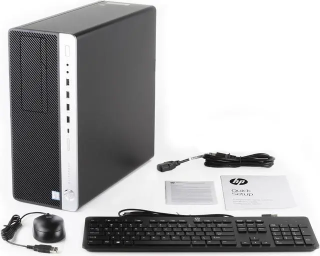 Alt view image 5 of 5 - HP EliteDesk 705 G4 Desktop, AMD A10-9700 Upto 3.8GHz, 8GB RAM, 1TB NVMe SSD, DVDRW, DisplayPort, Wi-Fi, Bluetooth, Windows 10 Pro
