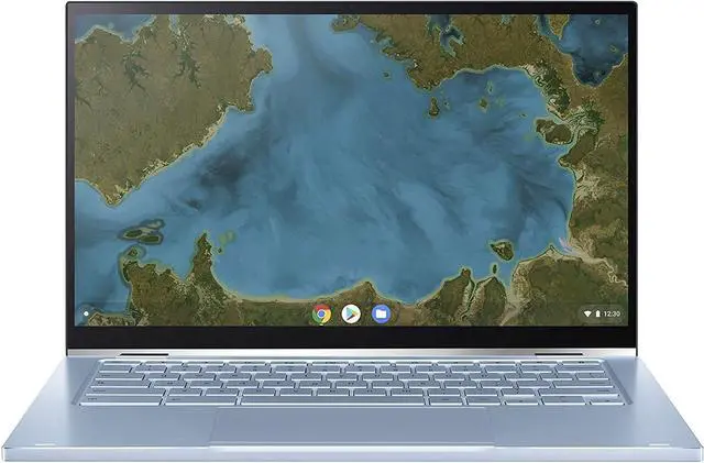 Alt view image 2 of 8 - ASUS Flip C433TA Chromebook, 14" FHD Touch Display, Intel Core m3-8100Y Upto 3.4GHz, 4GB RAM, 64GB eMMC, DisplayPort via USB-C, Card Reader, Wi-Fi, Bluetooth, Chrome OS (C433TA-AB31-CA)
