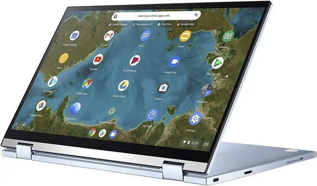 Alt view image 3 of 8 - ASUS Flip C433TA Chromebook, 14" FHD Touch Display, Intel Core m3-8100Y Upto 3.4GHz, 4GB RAM, 64GB eMMC, DisplayPort via USB-C, Card Reader, Wi-Fi, Bluetooth, Chrome OS (C433TA-AB31-CA)
