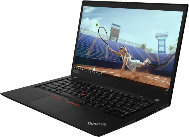 Alt view image 3 of 7 - Lenovo ThinkPad T490s Notebook, 14" IPS FHD Touch Display, Intel Core i7-8665U Upto 4.8GHz, 16GB RAM, 2TB NVMe SSD, HDMI, Thunderbolt, Card Reader, Wi-Fi, Bluetooth, Windows 10 Pro
