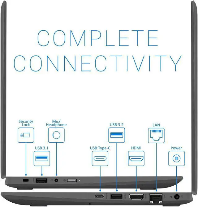 Alt view image 7 of 7 - HP ProBook x360 2-in-1, 11.6" HD Touch Display, Intel Celeron N4020 Upto 2.8GHz, 4GB RAM, 256GB SSD, HDMI, Wi-Fi, Bluetooth, Windows 10 Pro