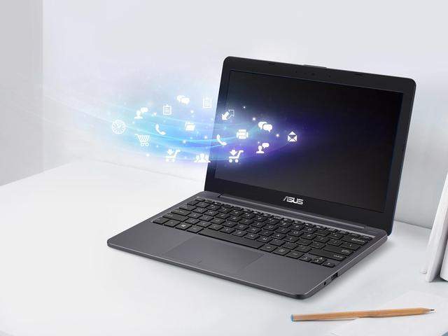 Alt view image 5 of 6 - ASUS VivoBook L203MA Notebook, 11.6" HD Display, Intel Celeron N4000 Upto 2.6GHz, 4GB RAM, 64GB eMMC, HDMI, Card Reader, Wi-Fi, Bluetooth, Windows 10 Home S (L203MA-DS04)
