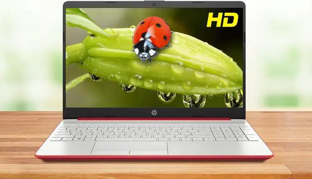 Alt view image 3 of 7 - HP 15 Notebook, 15.6" HD Display, Intel Pentium Gold 6405U 2.40GHz, 8GB RAM, 256GB SSD, HDMI, Wi-Fi, Bluetooth, Windows 10 Pro S