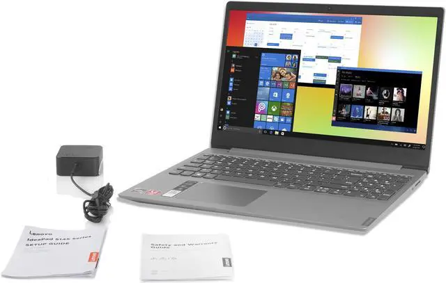 Alt view image 7 of 7 - Lenovo IdeaPad S145 Notebook, 15.6" HD Display, AMD Ryzen 3 3200U Upto 3.5GHz, 8GB RAM, 256GB NVMe SSD, Vega 3, HDMI, Card Reader, Wi-Fi, Bluetooth, Windows 10 Pro