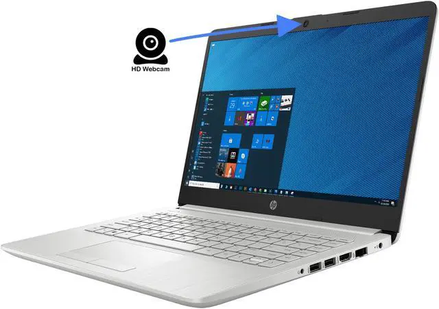 Alt view image 4 of 6 - HP 14 Notebook, 14" HD Display, AMD Ryzen 3 3250U Upto 3.5GHz, 8GB RAM, 128GB SSD, Vega 3, HDMI, Card Reader, Wi-Fi, Bluetooth, Windows 10 Pro S