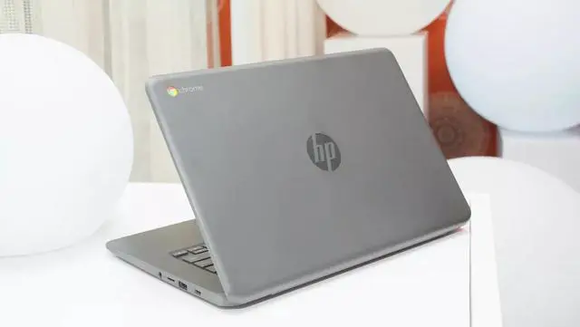 Alt view image 6 of 6 - HP 14 Chromebook, 14" HD Touch Display, Intel Celeron N3350 Upto 2.4GHz, 4GB RAM, 32GB eMMC, Card Reader, Wi-Fi, Bluetooth, Chrome OS (3JQ73UA)