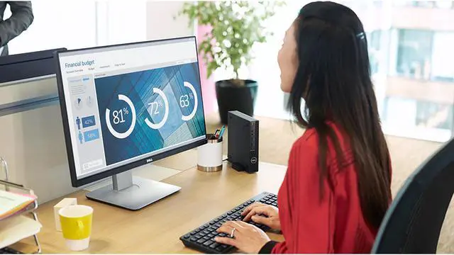 Alt view image 6 of 7 - Dell OptiPlex 3080 Mini PC, Intel Core i3-10105T Upto 3.9GHz, 16GB RAM, 512GB NVMe SSD, HDMI, DisplayPort, Wi-Fi, Bluetooth, Windows 10 Pro