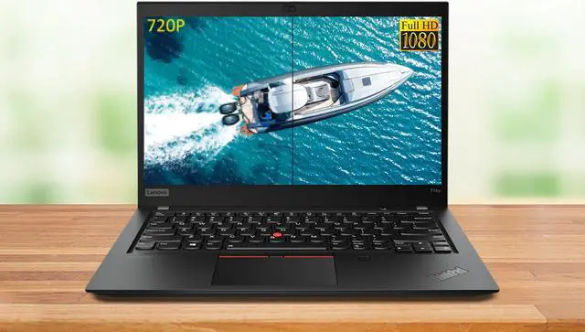 Alt view image 4 of 7 - Lenovo ThinkPad T14s Notebook, 14" IPS FHD Display, Intel Core i5-10210U Upto 4.2GHz, 8GB RAM, 4TB NVMe SSD, HDMI, DisplayPort via USB-C, Card Reader, Wi-Fi, Bluetooth, Windows 10 Pro