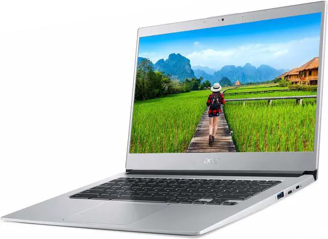 Main image of Acer 514 Chromebook, 14" IPS FHD Display, Intel Celeron N3350 Upto 2.4GHz, 4GB RAM, 32GB eMMC, Card Reader, Wi-Fi, Bluetooth, Chrome OS (NX.H1QAA.001)