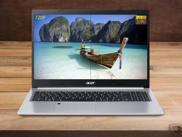 Alt view image 3 of 7 - Acer Aspire 5 Notebook, 15.6" IPS FHD Display, Intel Core i3-1005G1 Upto 3.4GHz, 4GB RAM, 256GB NVMe SSD, HDMI, Wi-Fi, Bluetooth, Windows 10 Pro S