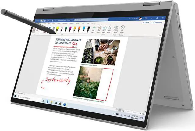 Alt view image 5 of 7 - Lenovo Flex 5i 2-in-1, 14" IPS FHD Touch Display, Intel Core i7-1165G7 Upto 4.7GHz, 12GB RAM, 512GB NVMe SSD, HDMI, Card Reader, Wi-Fi, Bluetooth, Windows 10 Home (82HS000WUS)