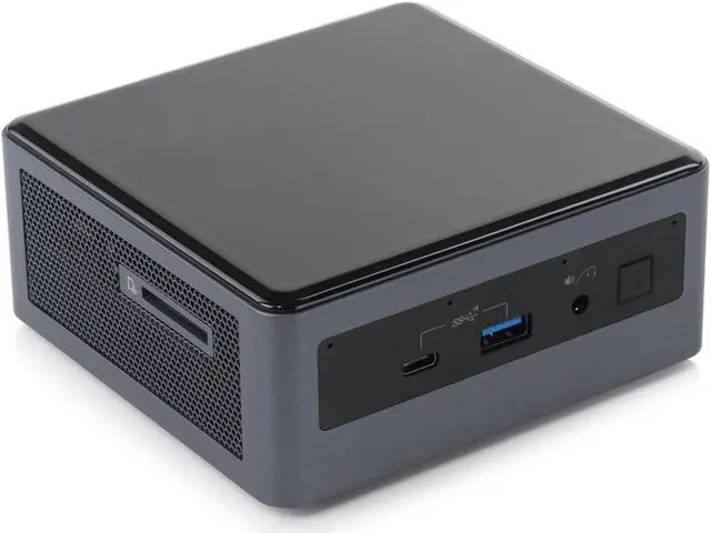 Alt view image 7 of 7 - Intel NUC10i7FNHN Mini PC, Intel Core i7-10710U Upto 4.7GHz, 32GB RAM, 2TB SSD, HDMI, Thunderbolt, Card Reader, Wi-Fi, Bluetooth, Windows 10 Pro
