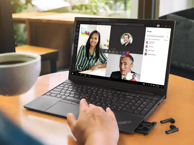 Alt view image 7 of 7 - Lenovo ThinkPad E15 Gen 3 Laptop, 15.6" IPS FHD Display, AMD Ryzen 7 5700U Upto 4.3GHz, 16GB RAM, 1TB NVMe SSD, Vega 8, HDMI, DisplayPort via USB-C, Wi-Fi, Bluetooth, Windows 10 Pro