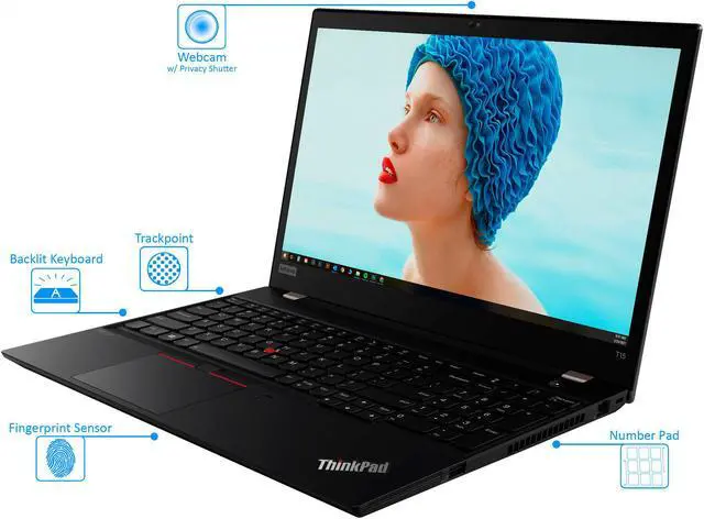 Alt view image 5 of 7 - Lenovo ThinkPad T15 Gen 2 Laptop, 15.6" IPS FHD Display, Intel Core i7-1165G7 Upto 4.7GHz, 16GB RAM, 1TB NVMe SSD, HDMI, Thunderbolt, Card Reader, Wi-Fi, Bluetooth, Windows 10 Pro